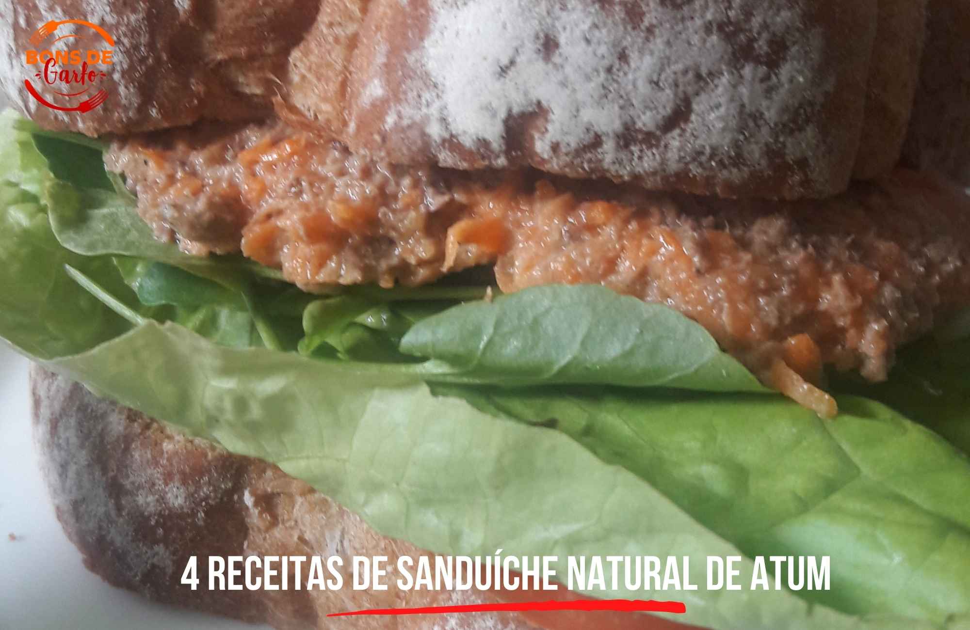 4 receitas de sanduíche natural de atum